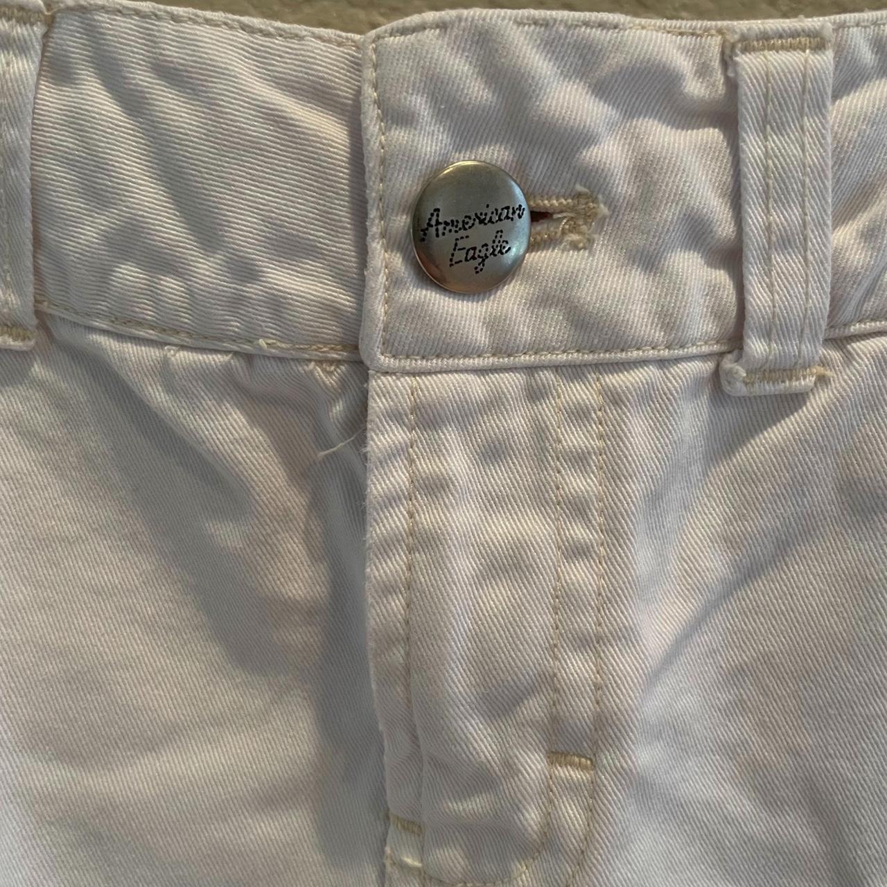 American Eagle Outfitters Women's White Skirt | Depop