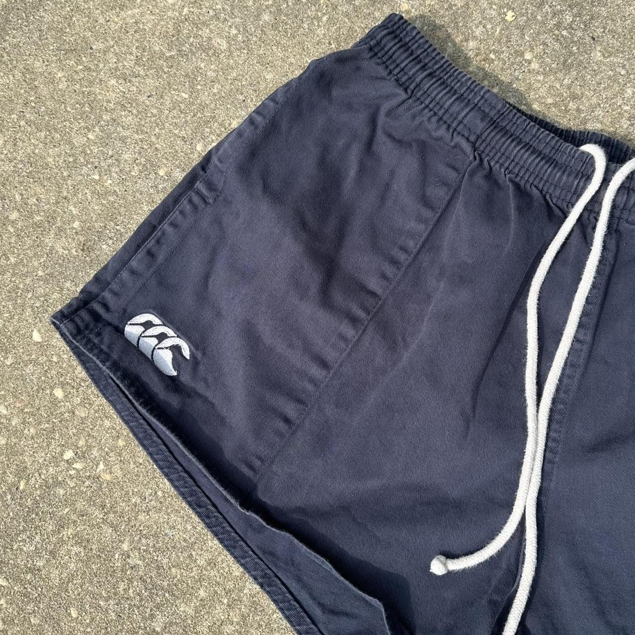 Men's Blue and White Shorts Depop