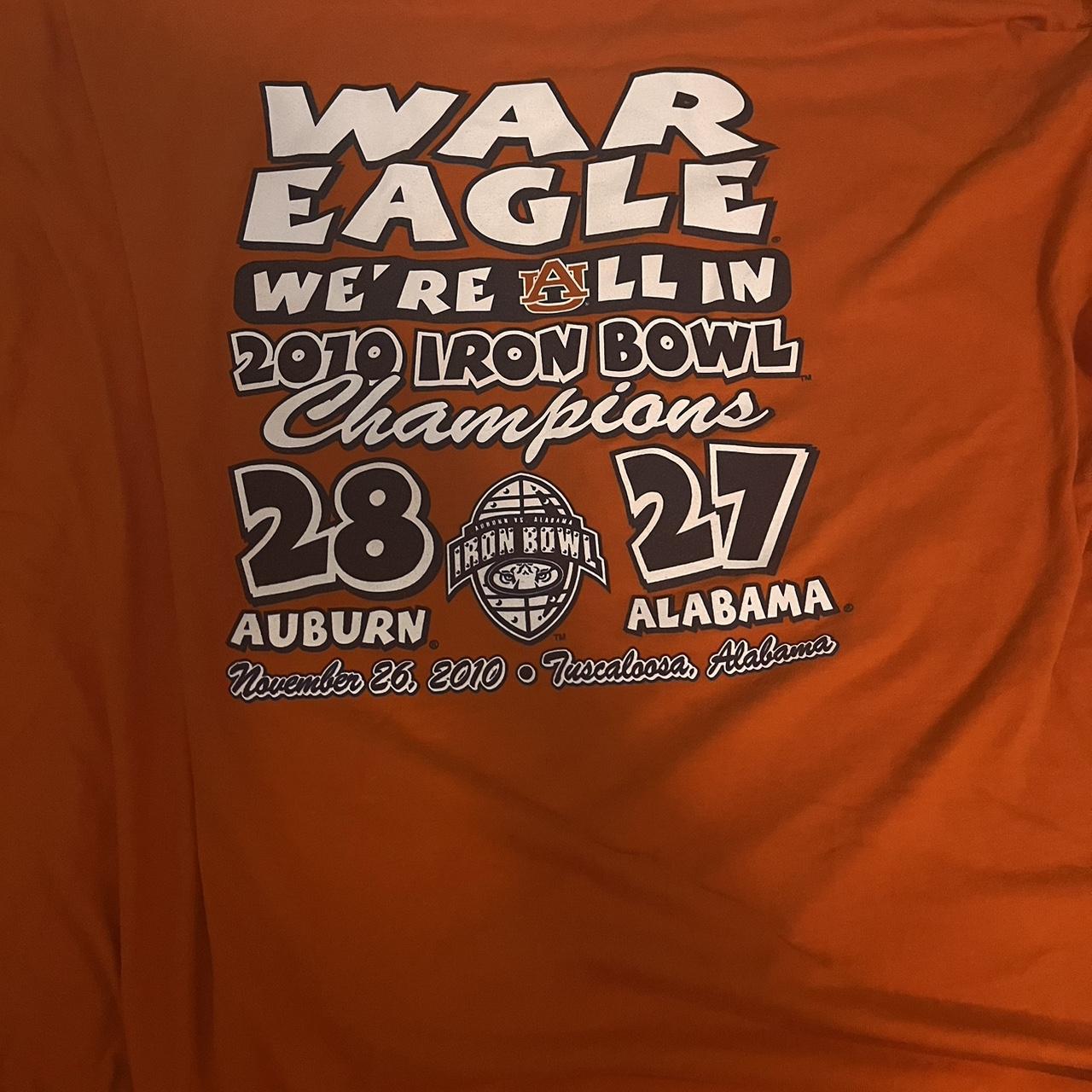 2010 Auburn Iron Bowl shirt Sick graphic on Depop
