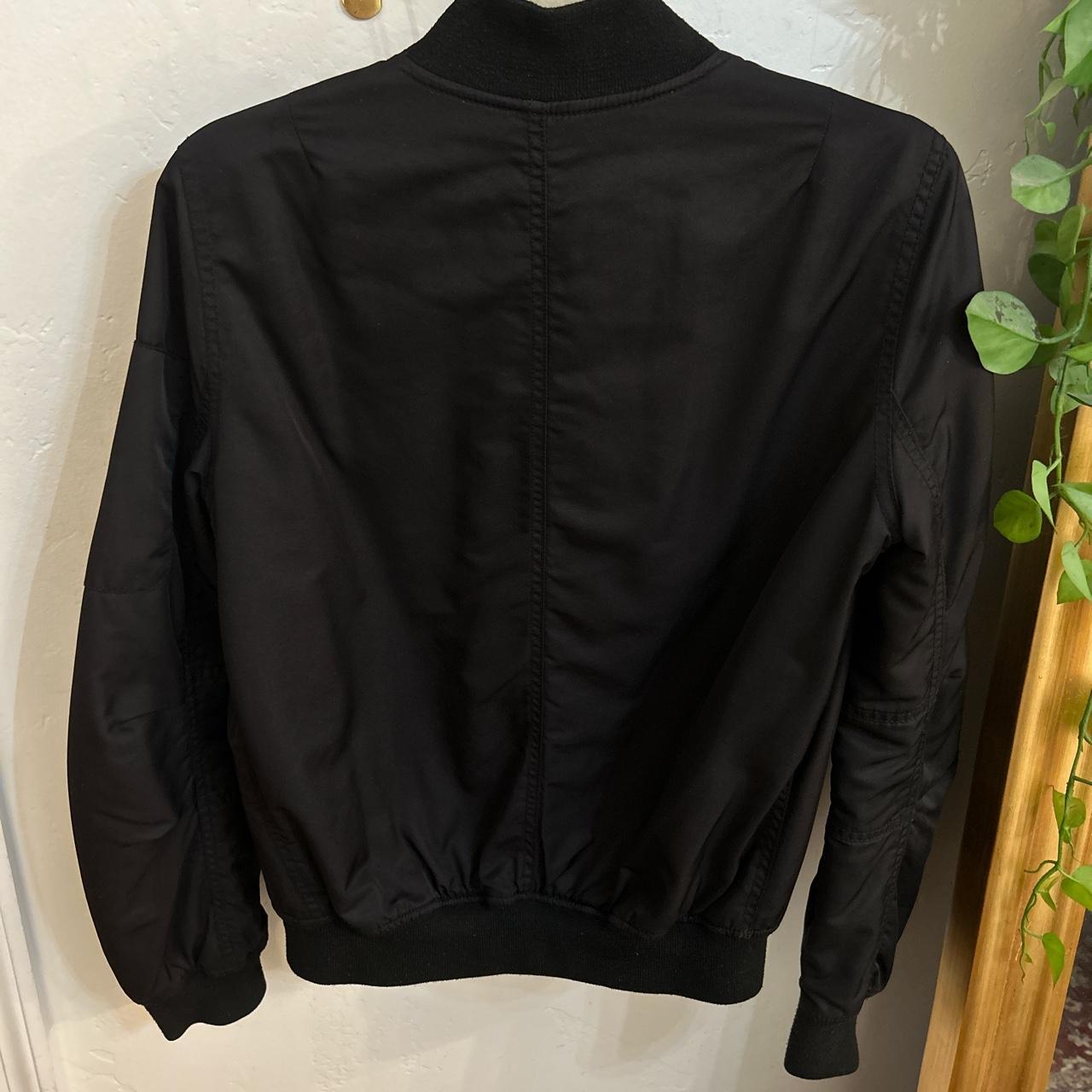 Topshop tall leather outlet jacket