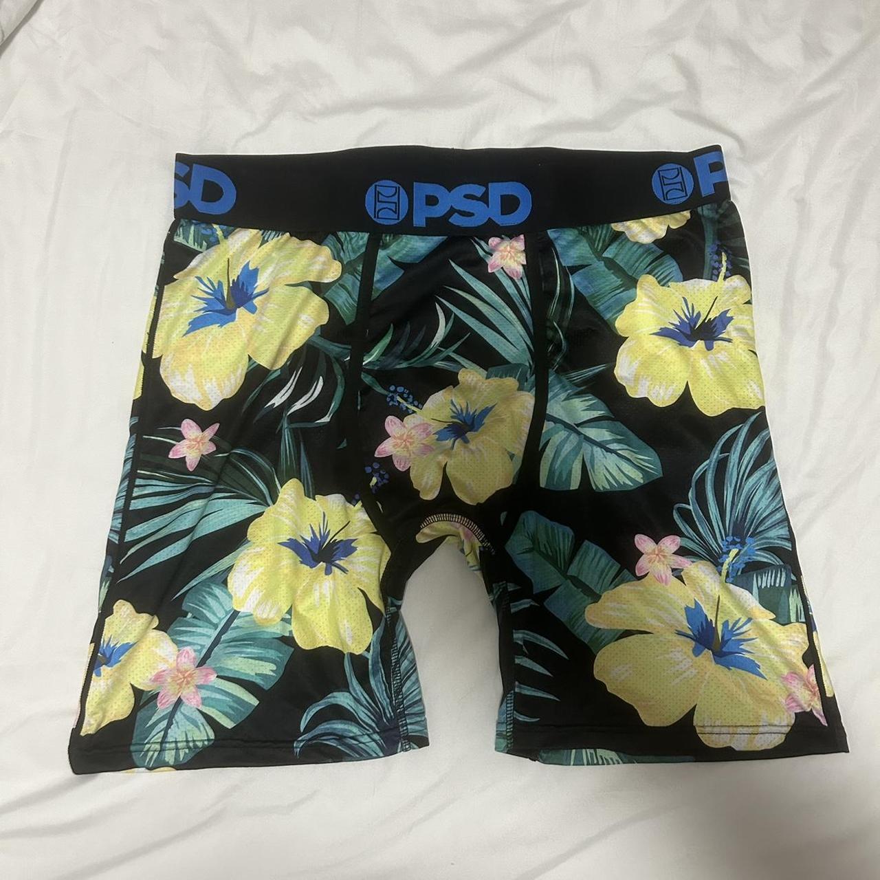 Mens PSD boxers, floral print Brand new never used... - Depop