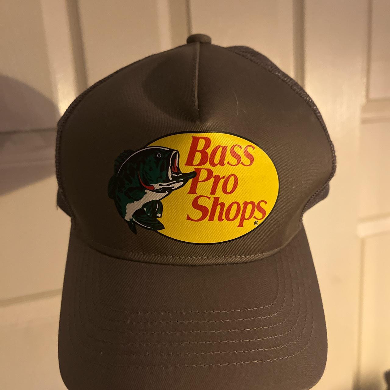 gray Bass Pro Shops hat - Depop