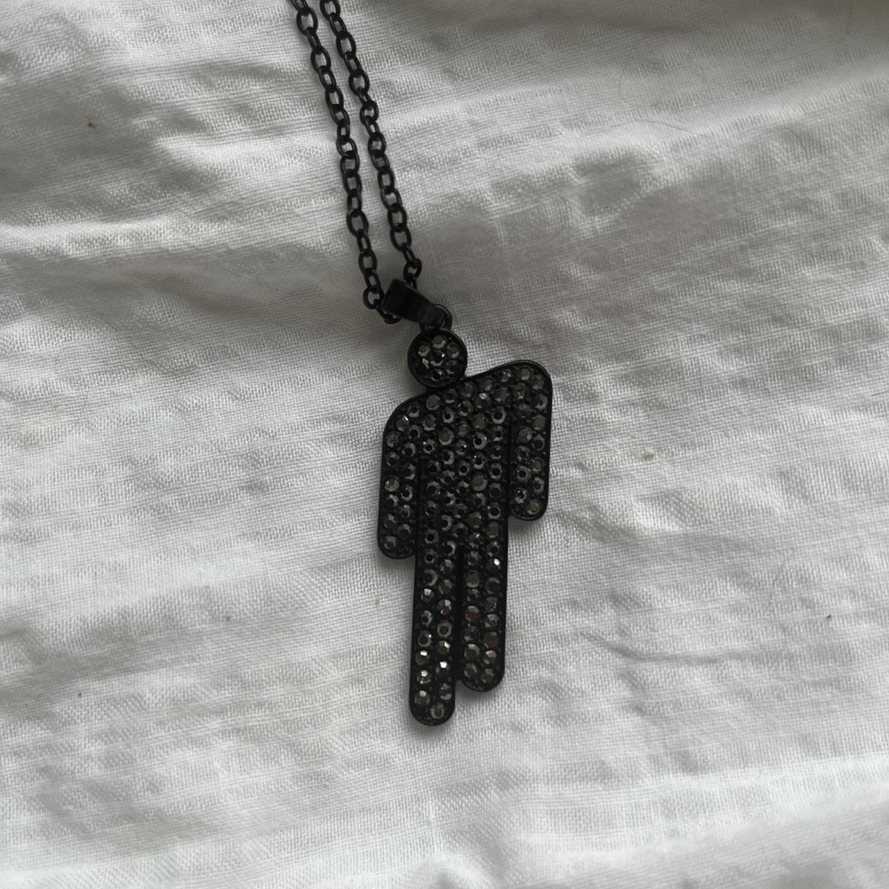 Original billie Eilish Black blohsh necklace... - Depop