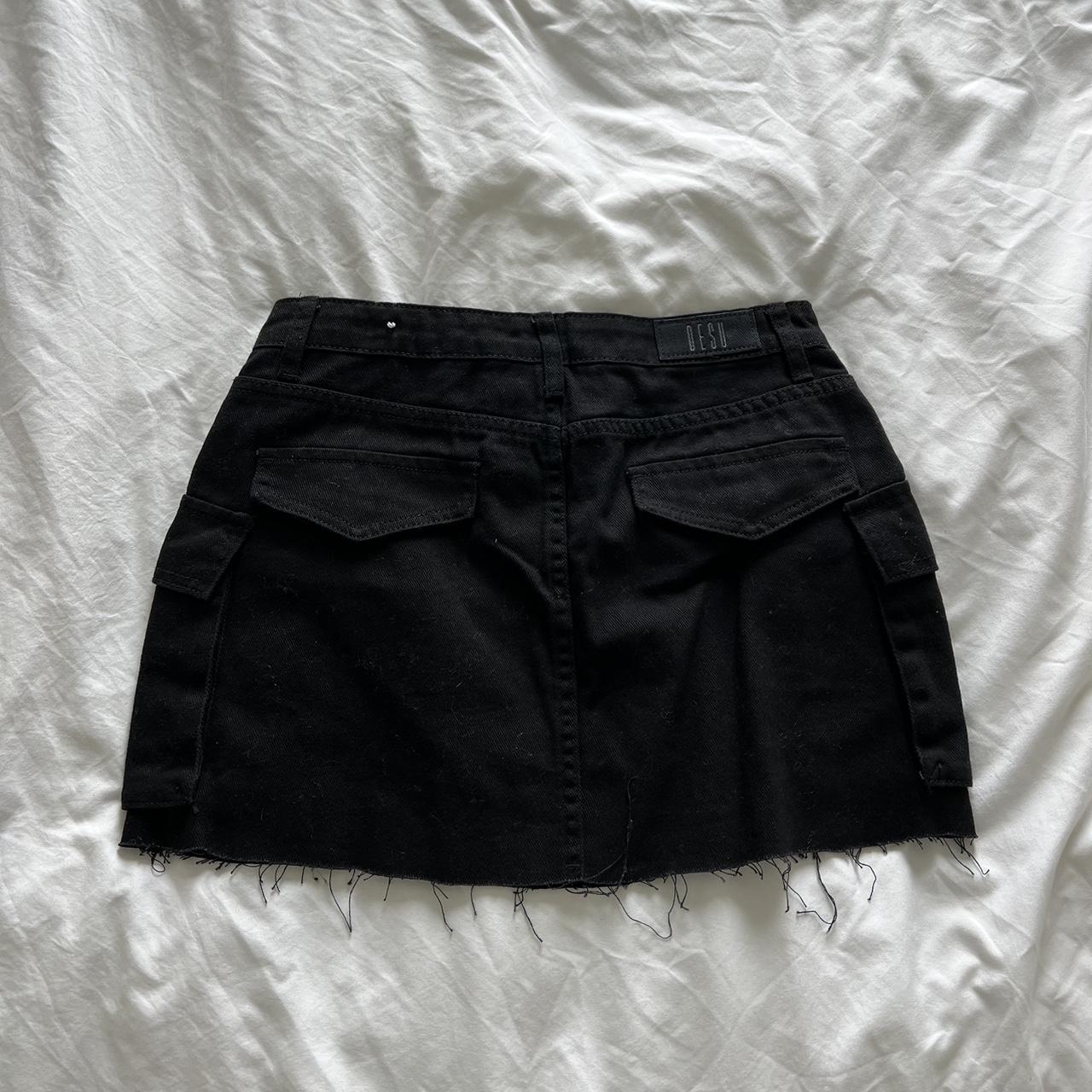 Black cargo skirt AU 10 = US 6 Depop