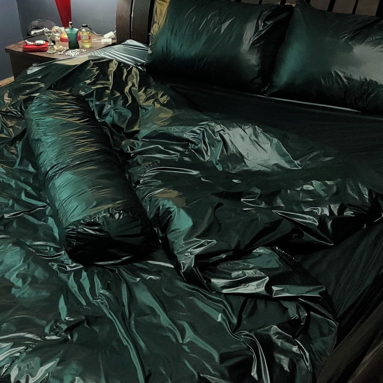 Shiny nylon bedding set *** IN STOCK READY TO SHIP... Depop