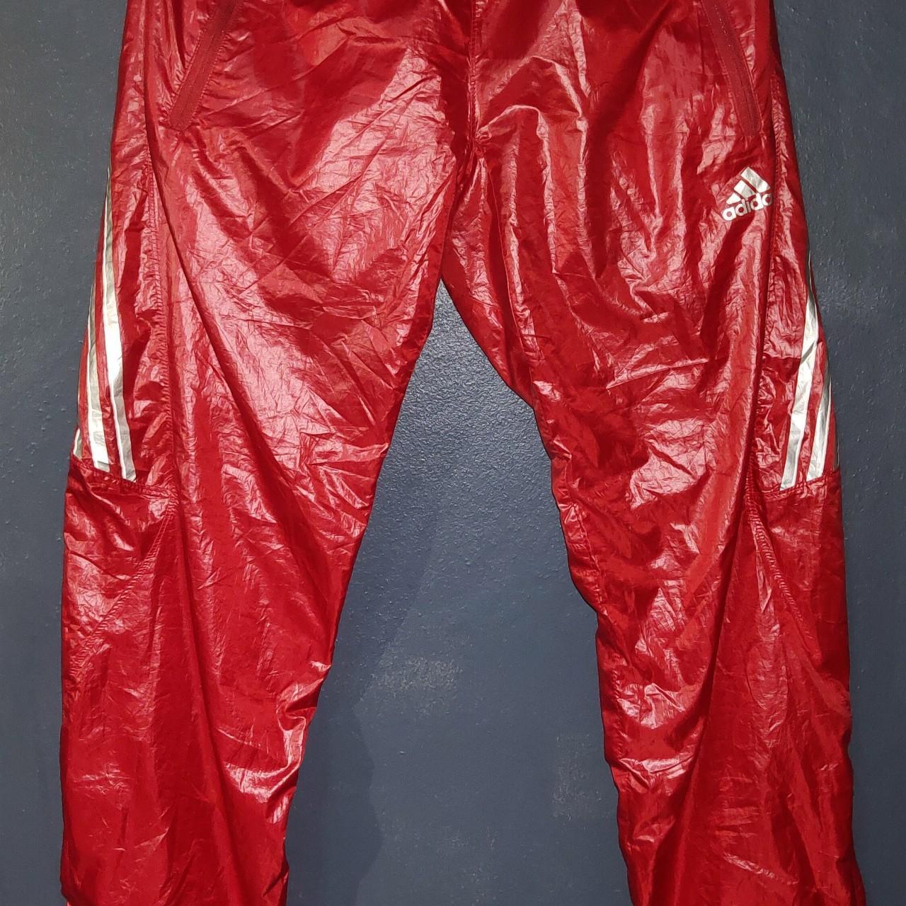 Adidas Shiny Nylon Pants Depop