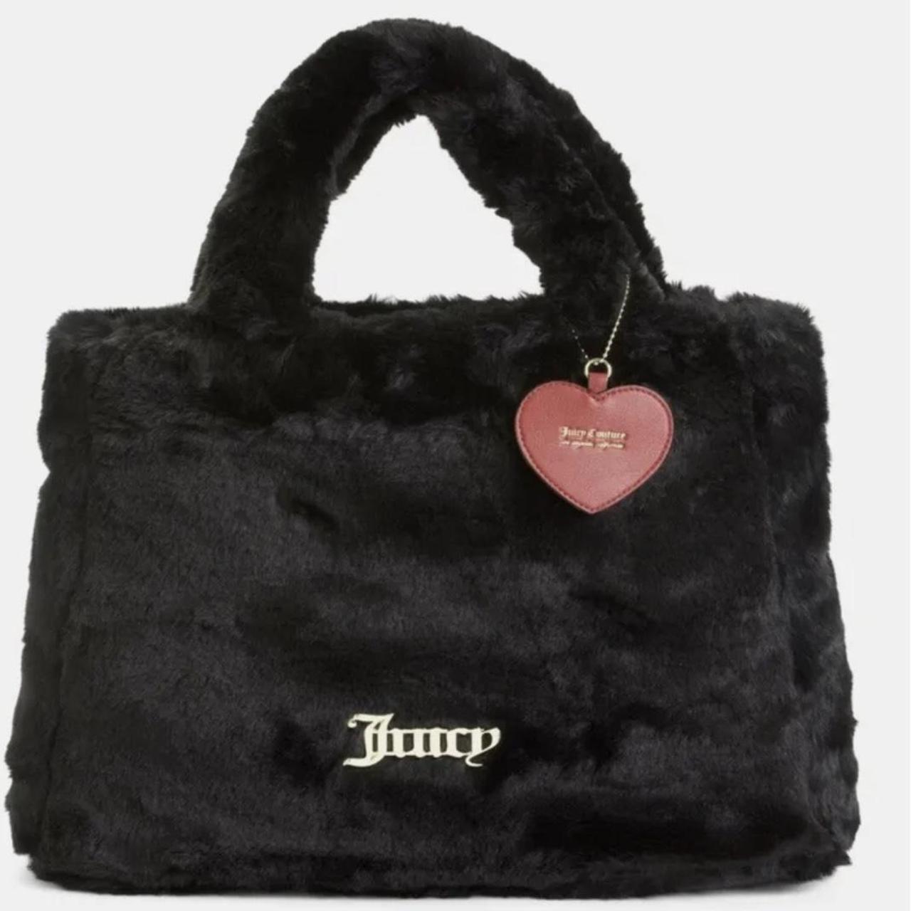 Juicy Couture Black Fur Tote Bag Brand New with Depop