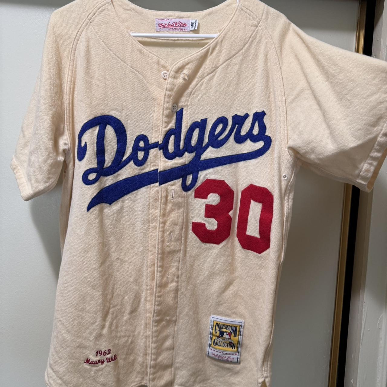 Maury Wills 1962 Brooklyn Dodgers Mitchell & Ness Authentic