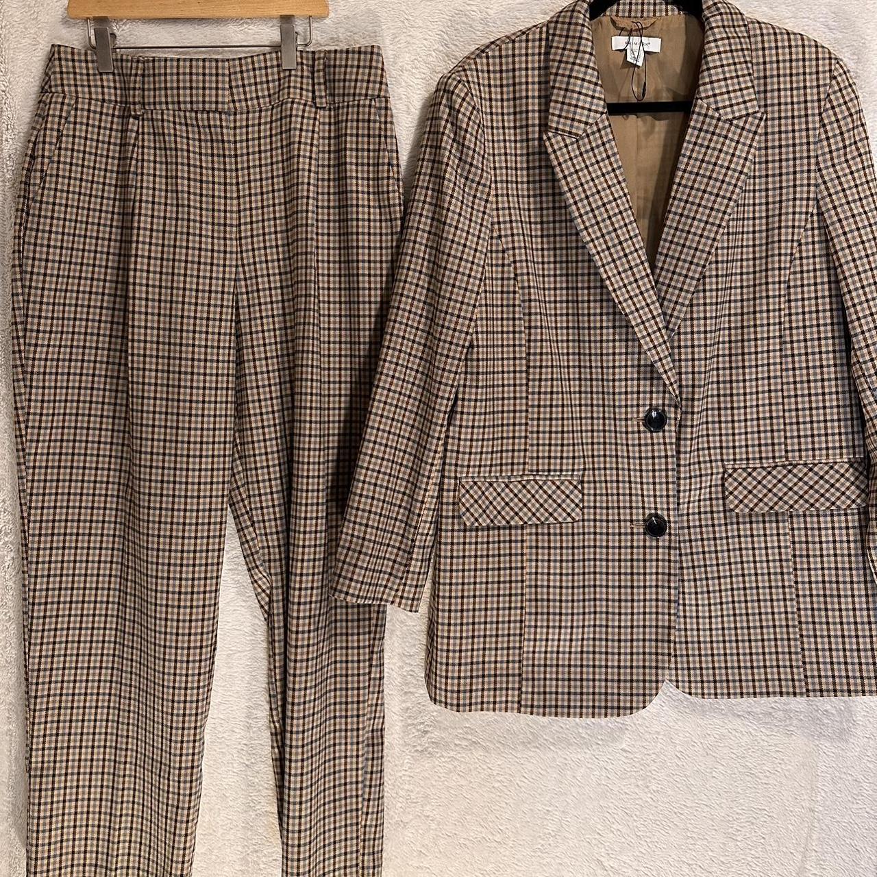 Primark Women's Brown and Black Suit | Depop