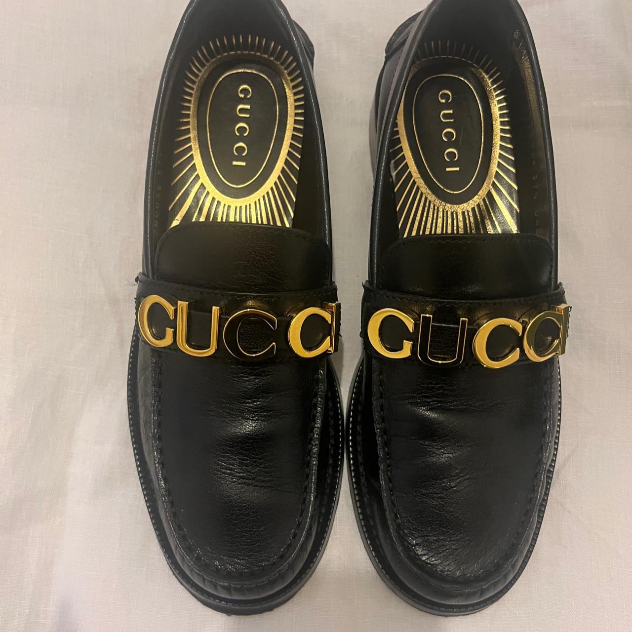 Gucci Women's Black Loafers | Depop