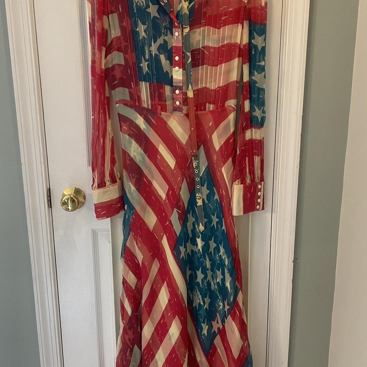 Catherine malandrino shop flag dress