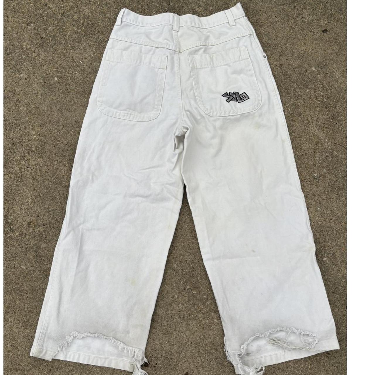 White best sale jnco jeans