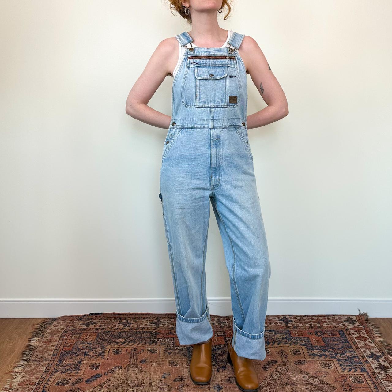 Simple n cute vintage dungarees by the brand Liberty - Depop