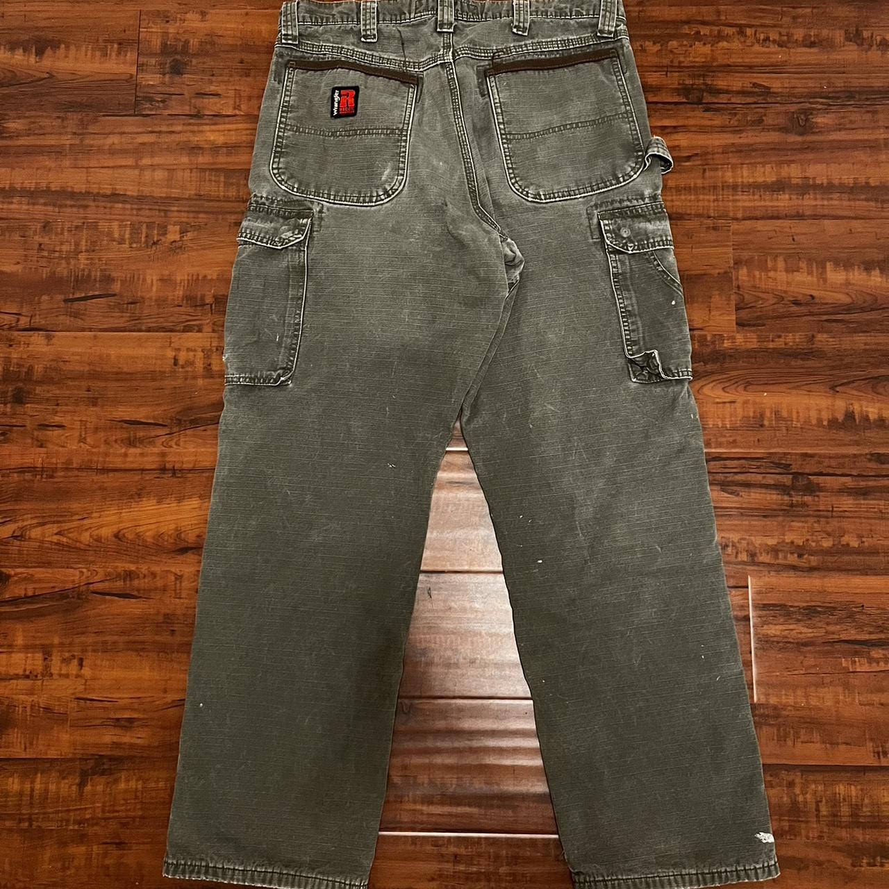 Wrangler Men's Khaki and Green Jeans (2)