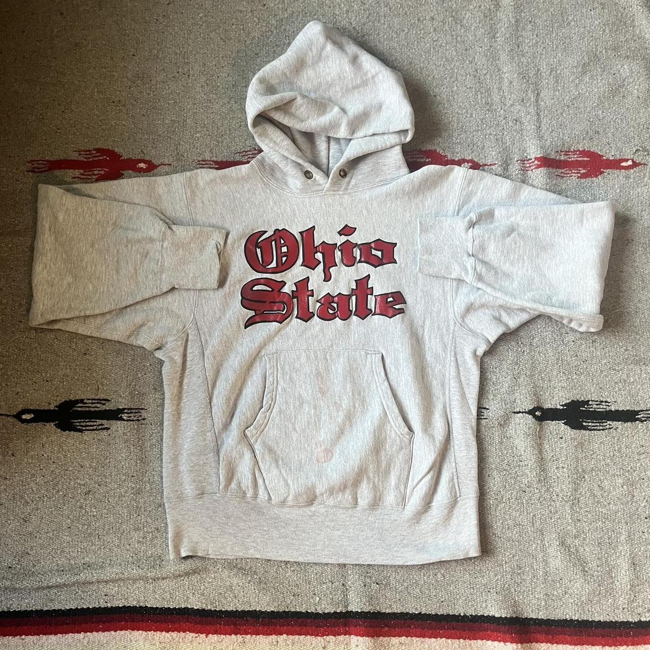 80s Champion Reverseweave OHIO HOODIE M-