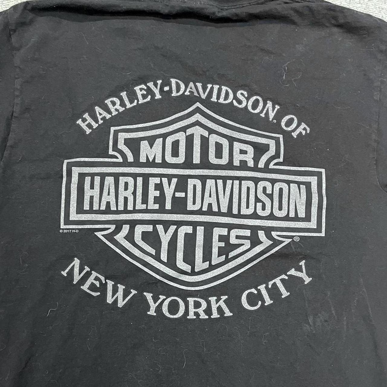 harley davidson motorcycles biker new york double... - Depop