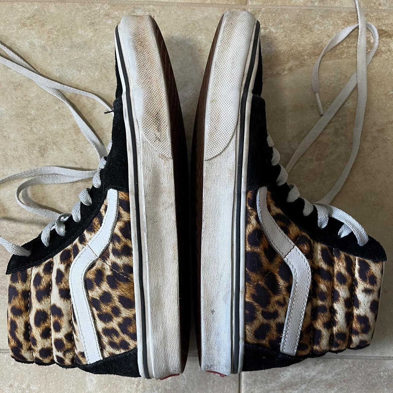 Cheetah high top vans hotsell