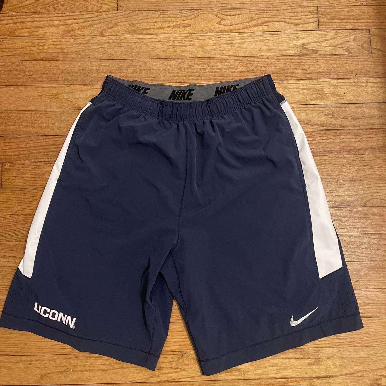 UConn Huskies Basketball Shorts Blue Large... - Depop