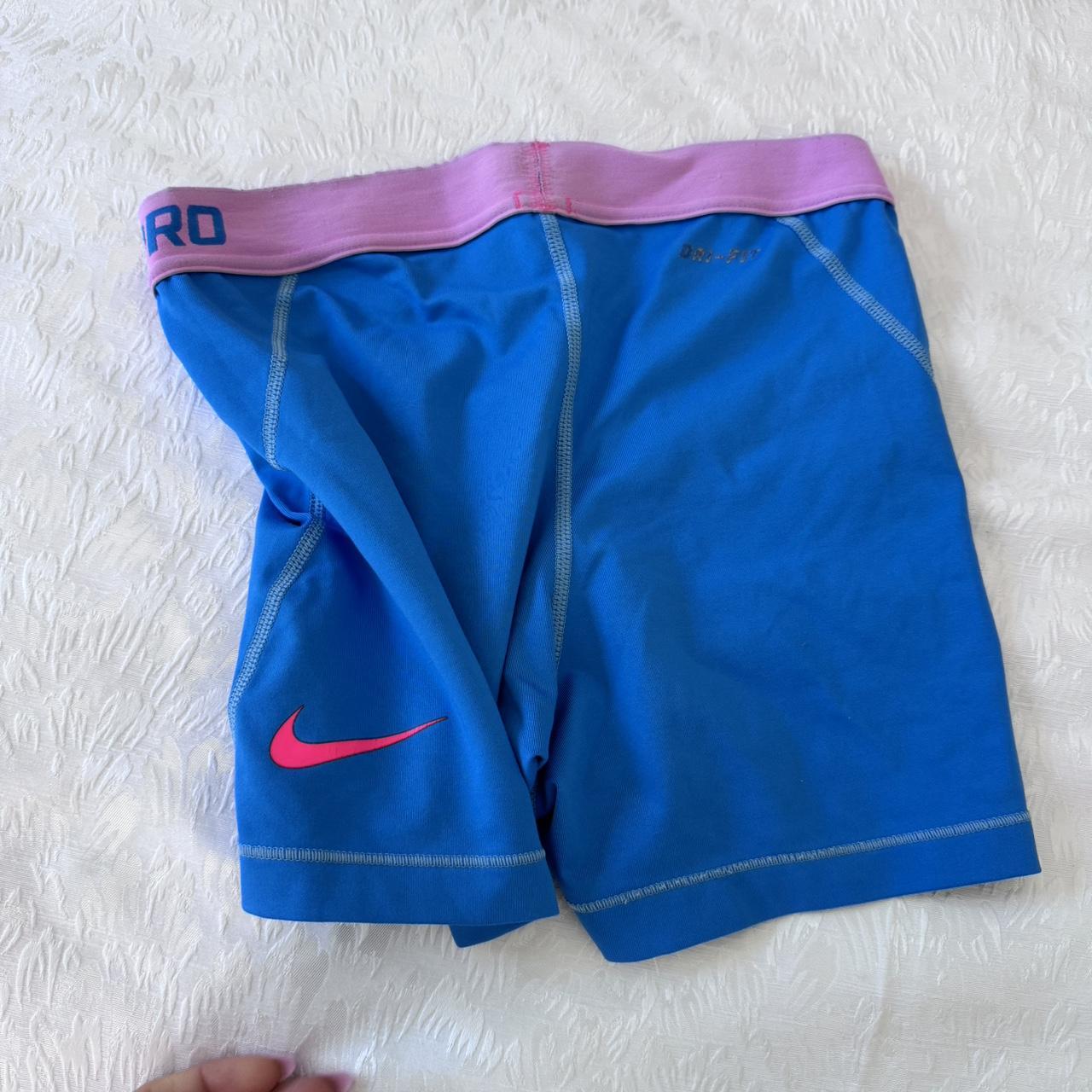 Electric Blue Nike Pro Spandex Size S Color... Depop