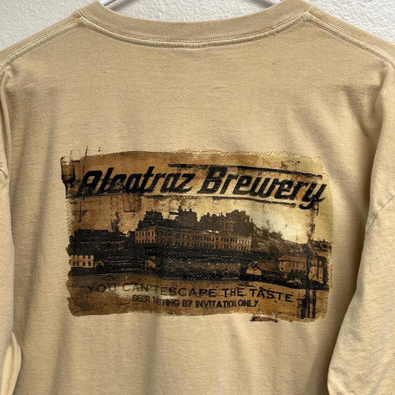 Crazy Shirt Original Alcatraz Brewery Francisco... - Depop