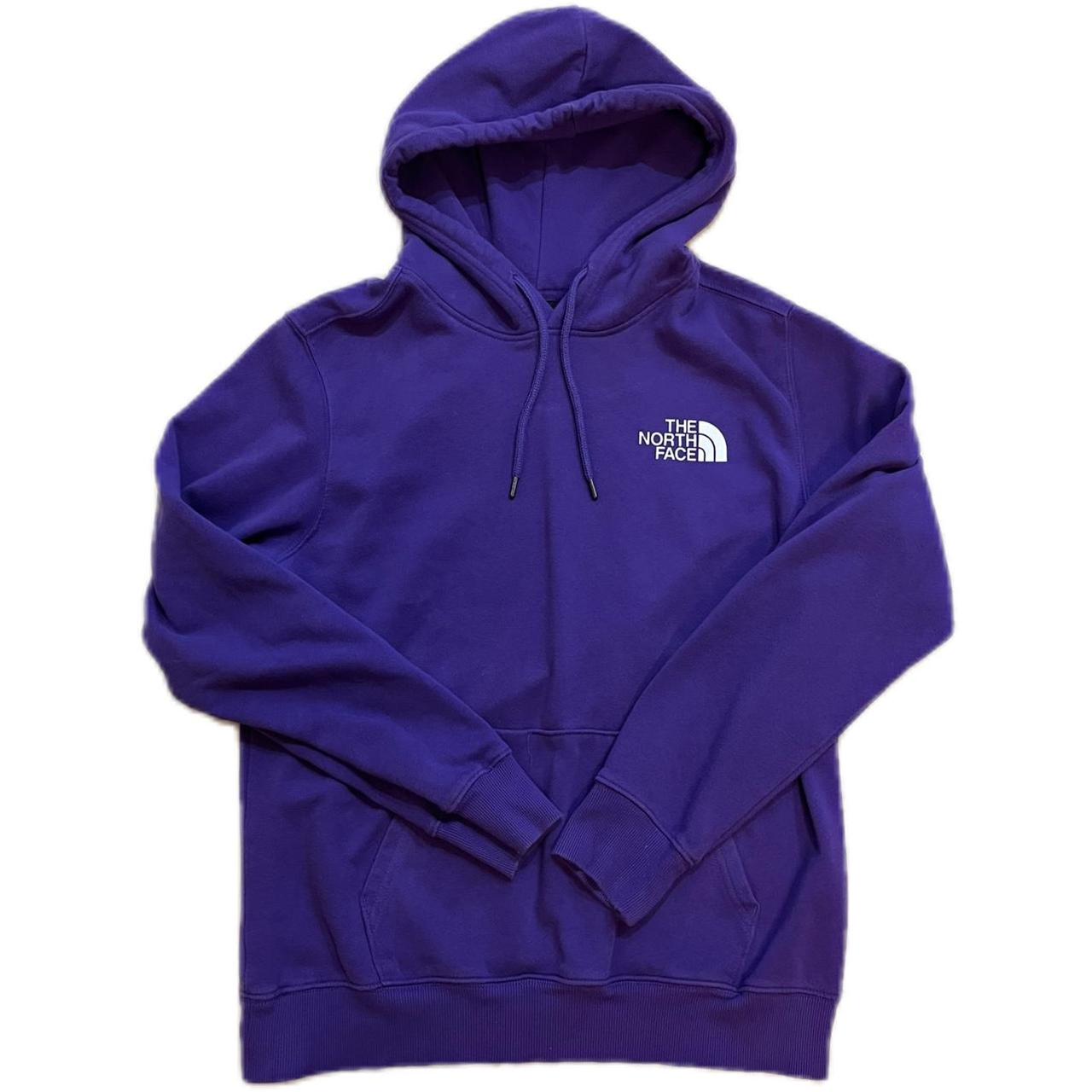 purple north face hoodie mens