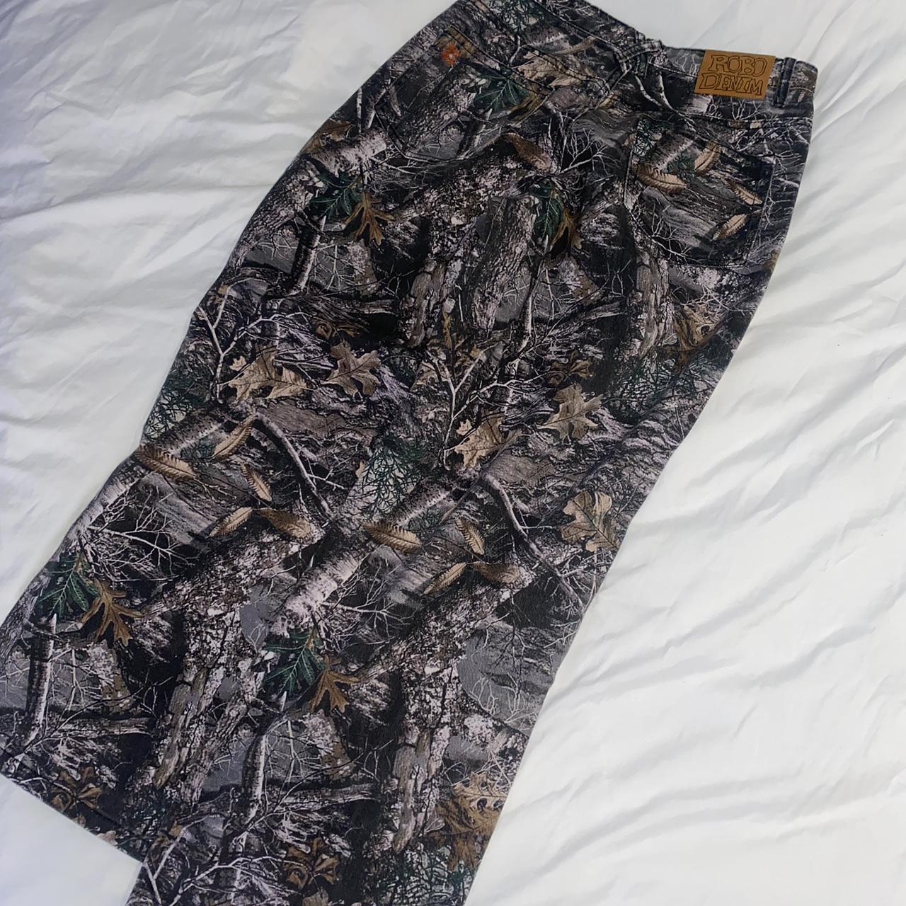 Digits 238 camo denim jeans - never worn - W30 -... - Depop