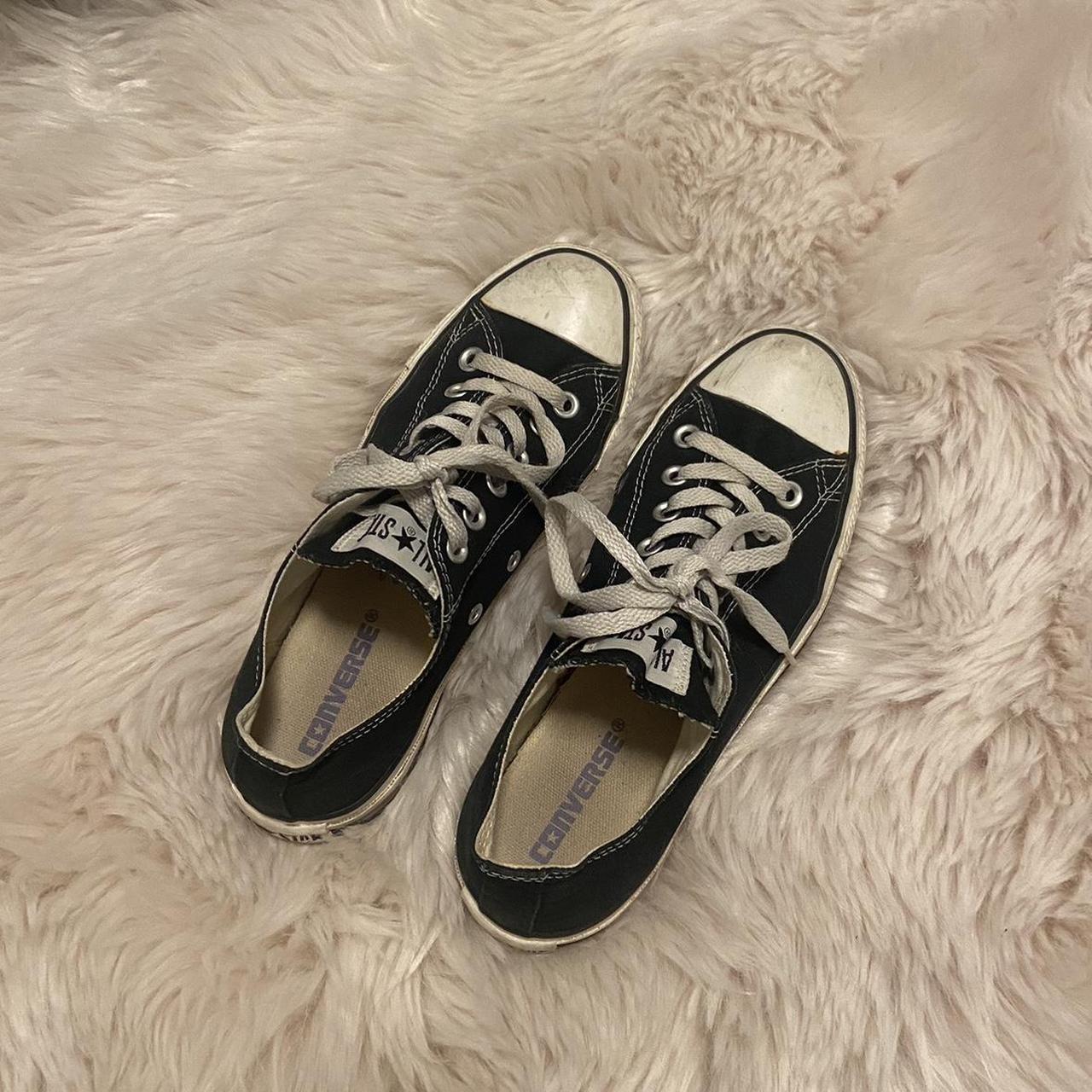 Dirty black store converse