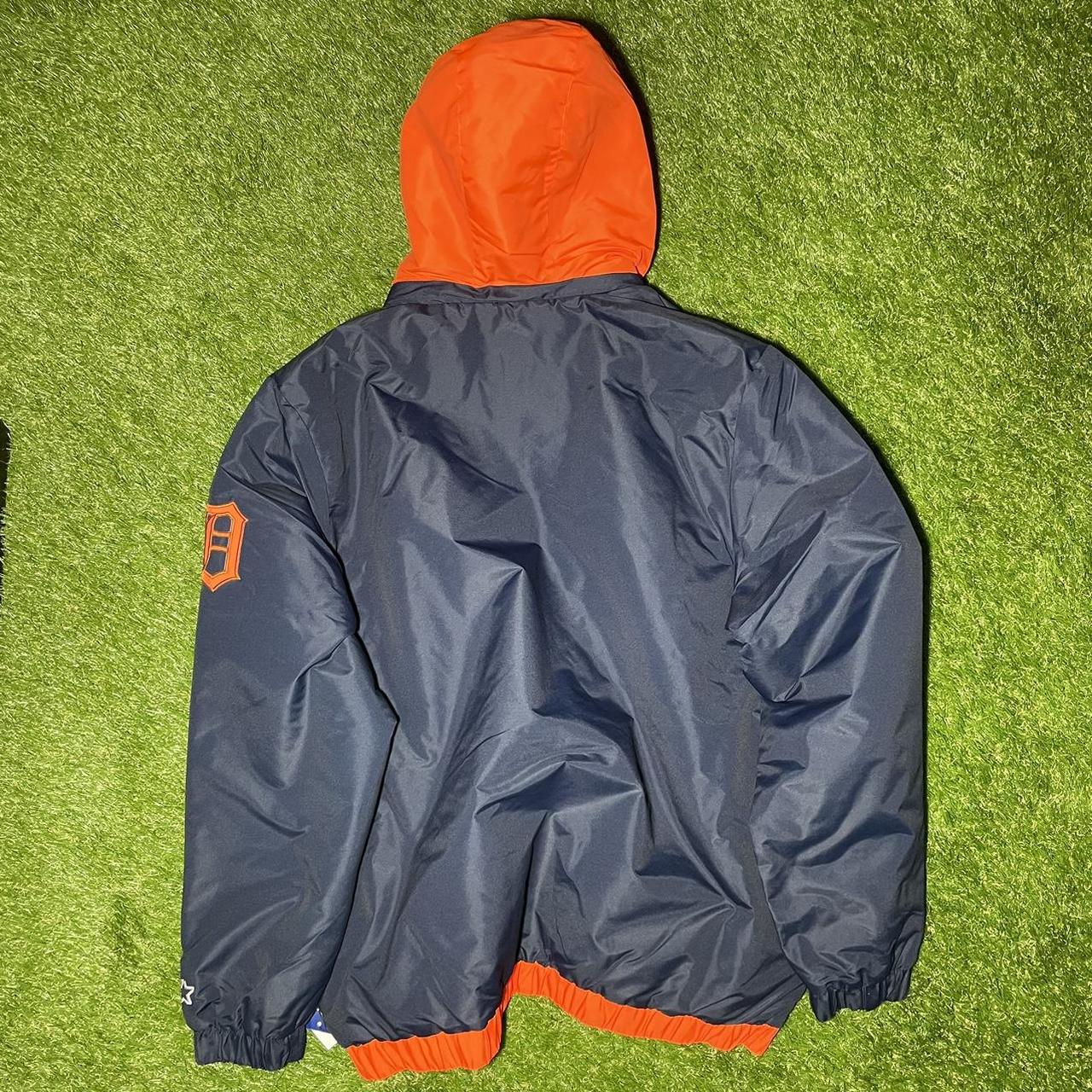 XL Detroit Tigers Starter Puffer Jacket #detroit - Depop