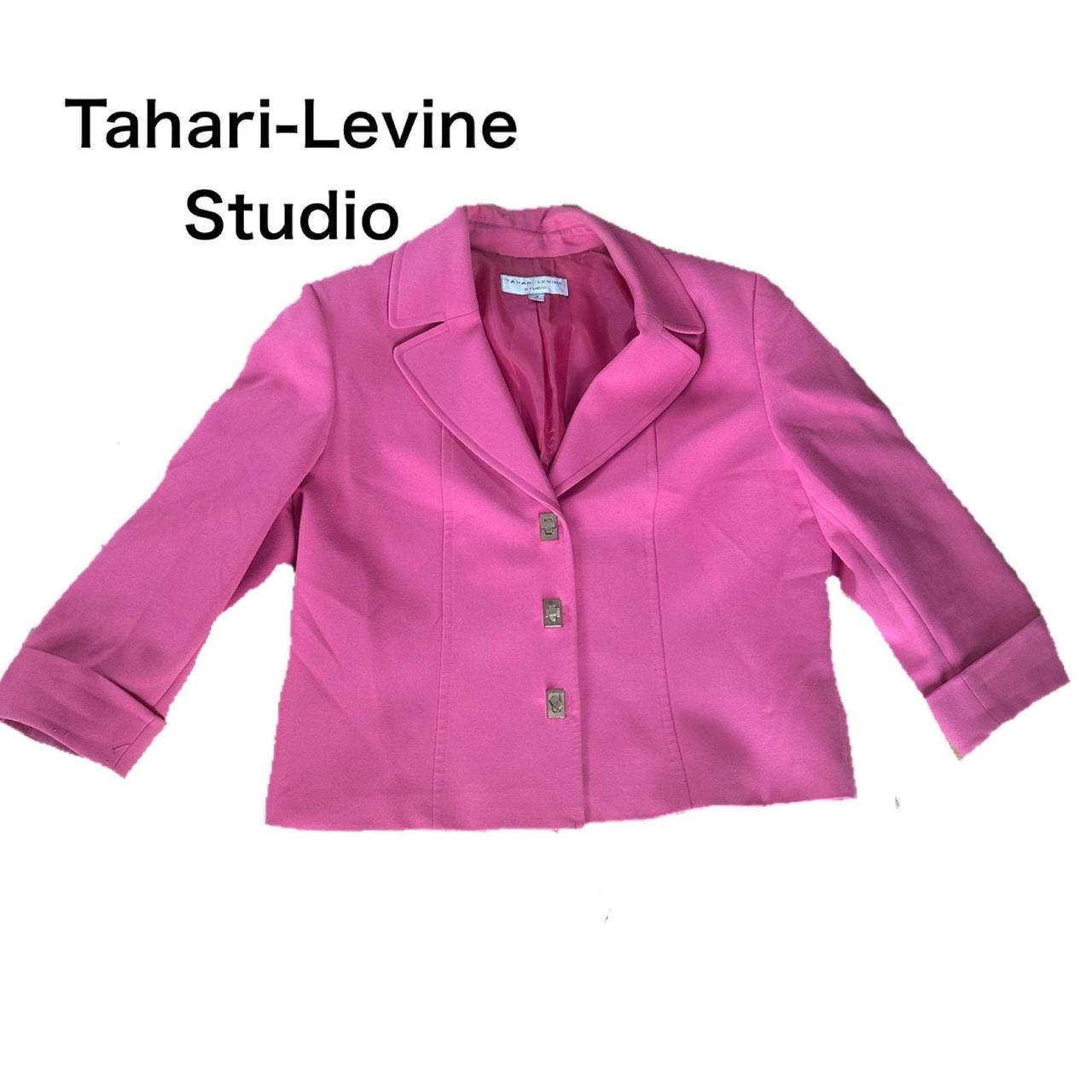 Tahari pink jacket cheap