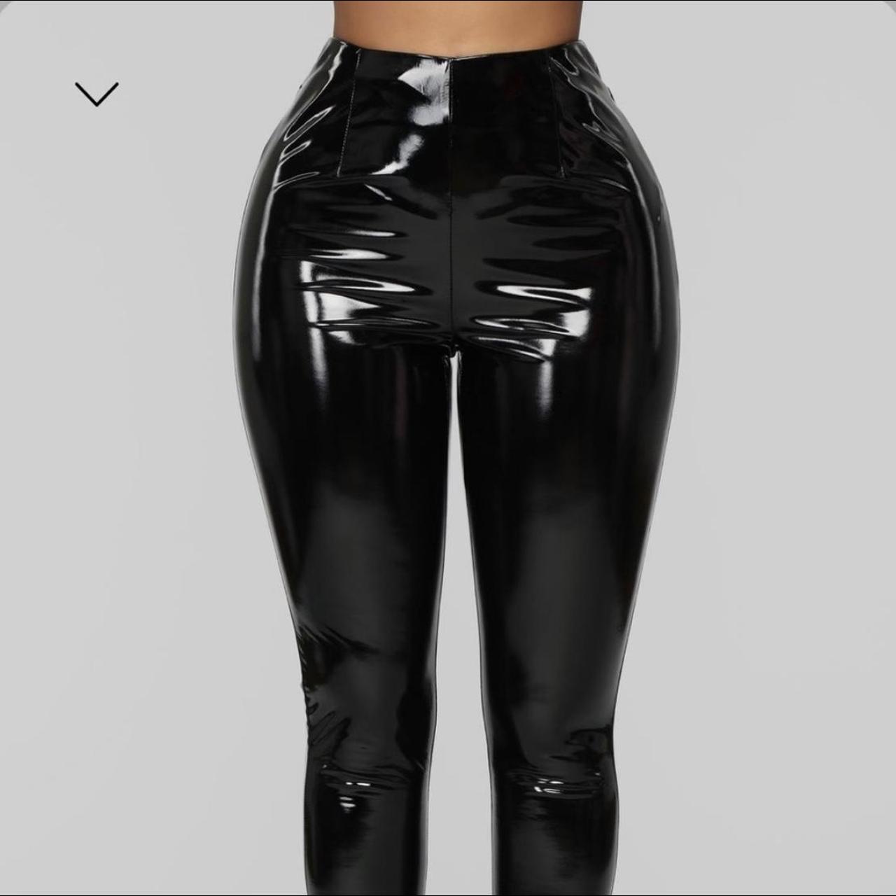 Fashion Nova Women's Black Leggings Depop