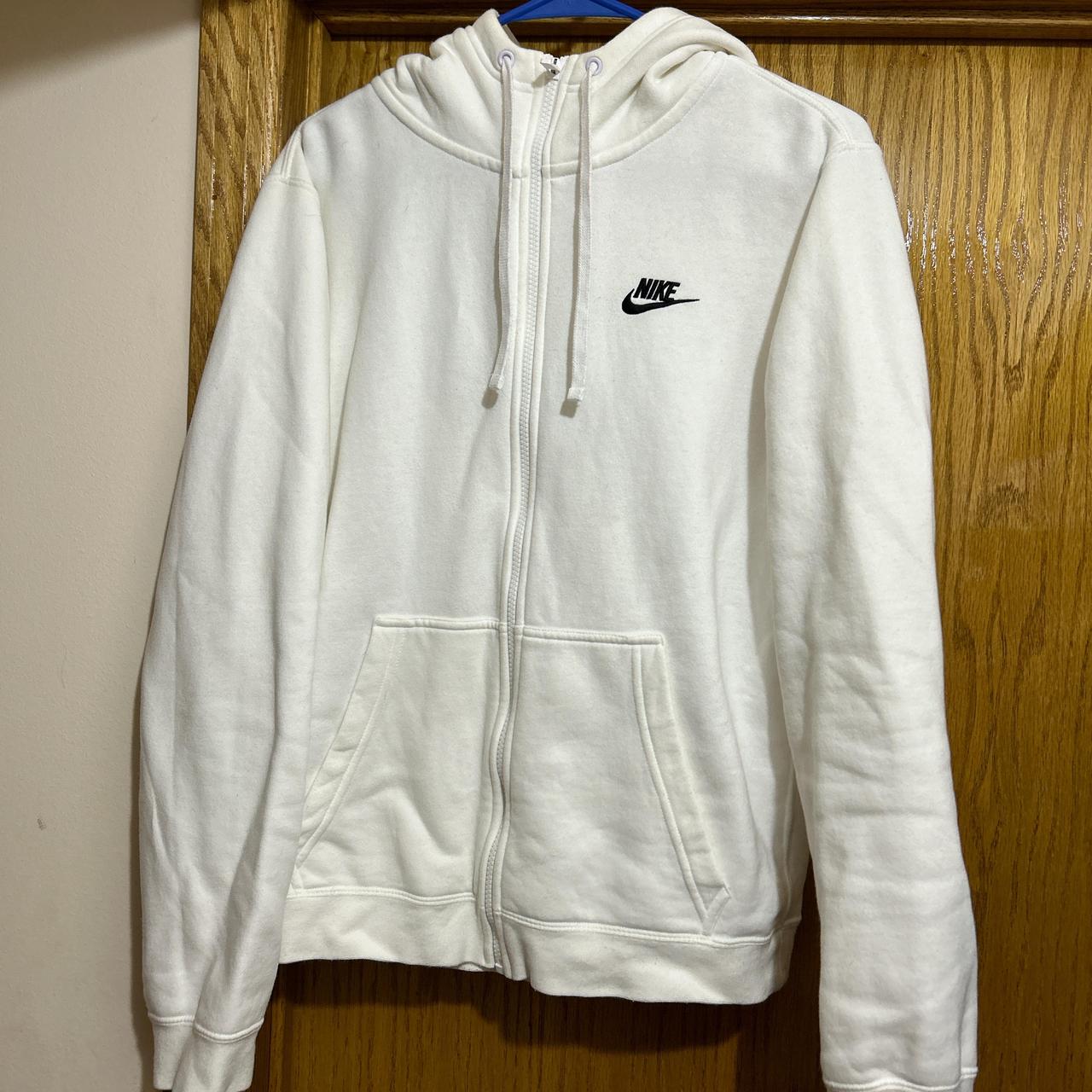 mens white nike sweater