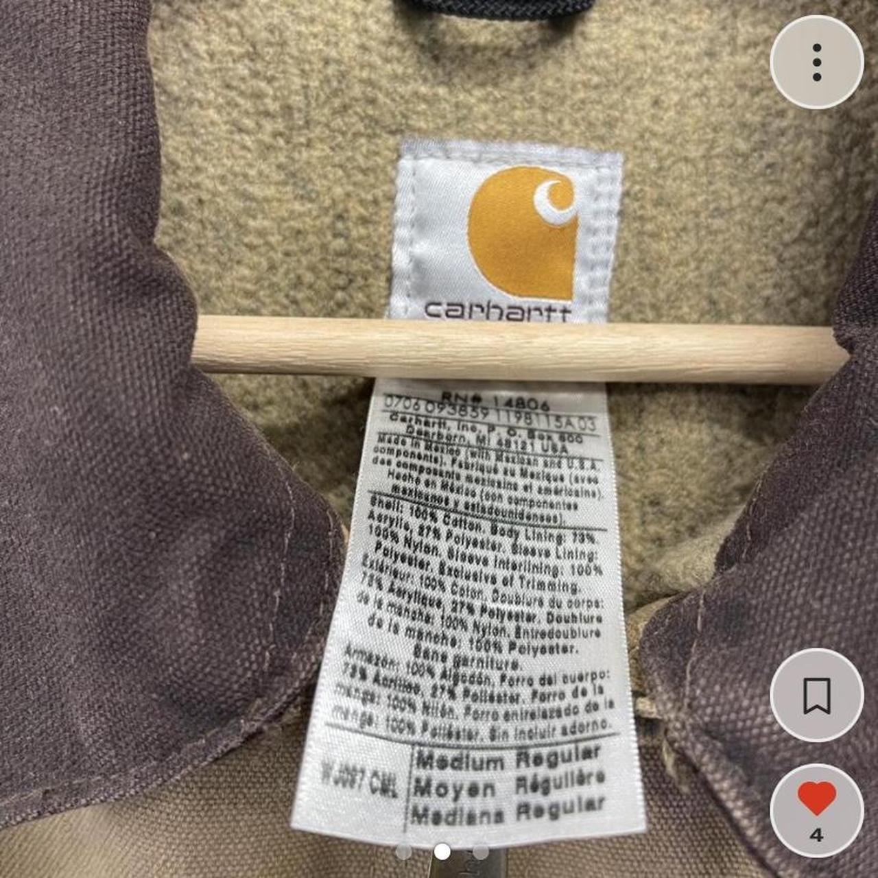 Vintage Carhartt Detroit Jacket Women's Medium No... - Depop