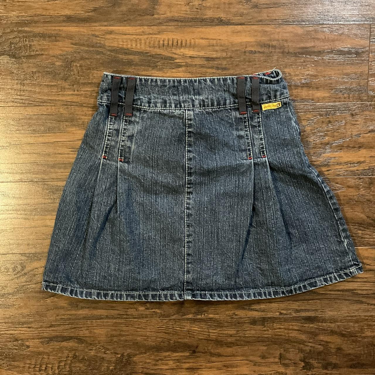 Y2K Gasoline denim mini skirt Will ship every mon... - Depop