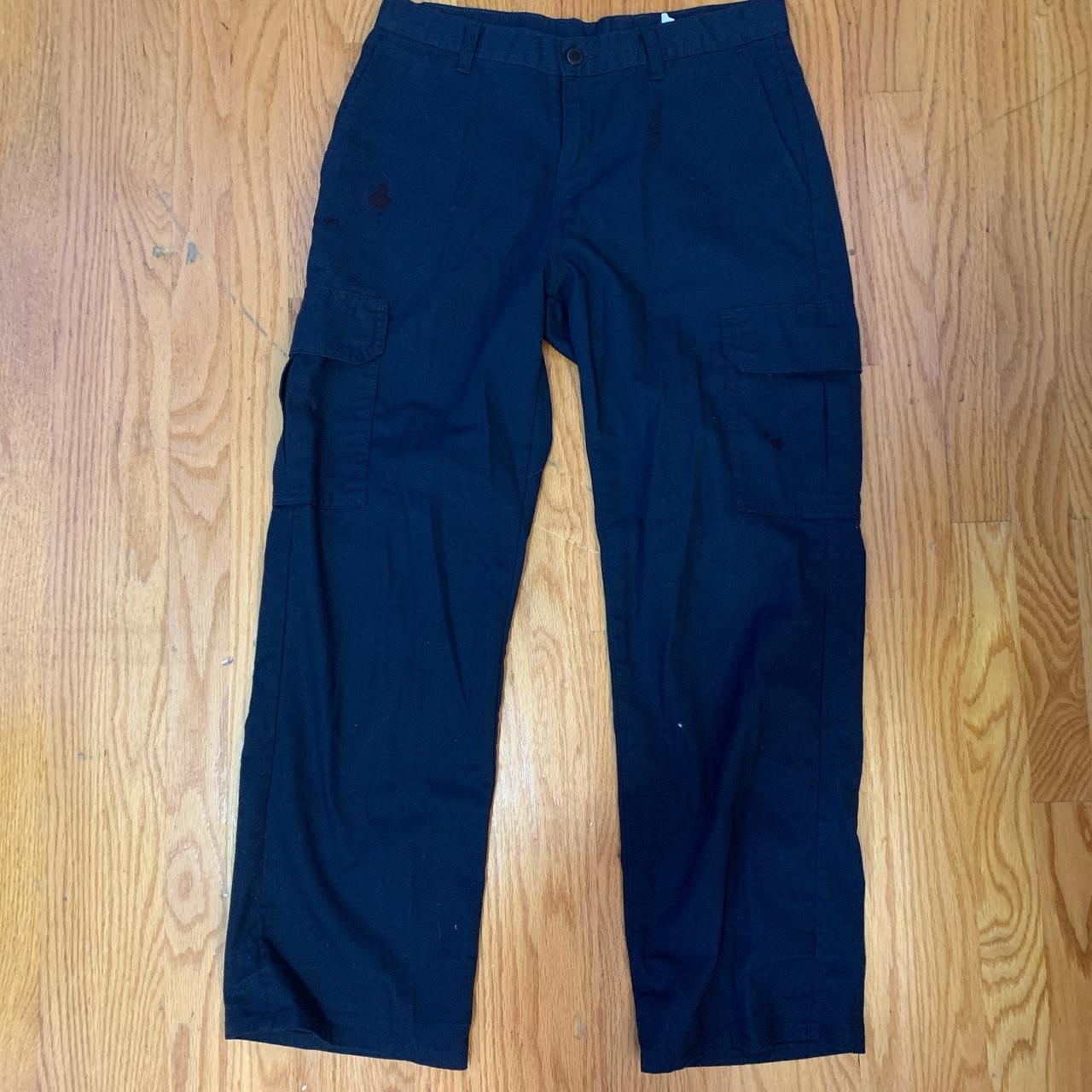 Navy Dickies Cargo pants Few ink stains but isn't... - Depop