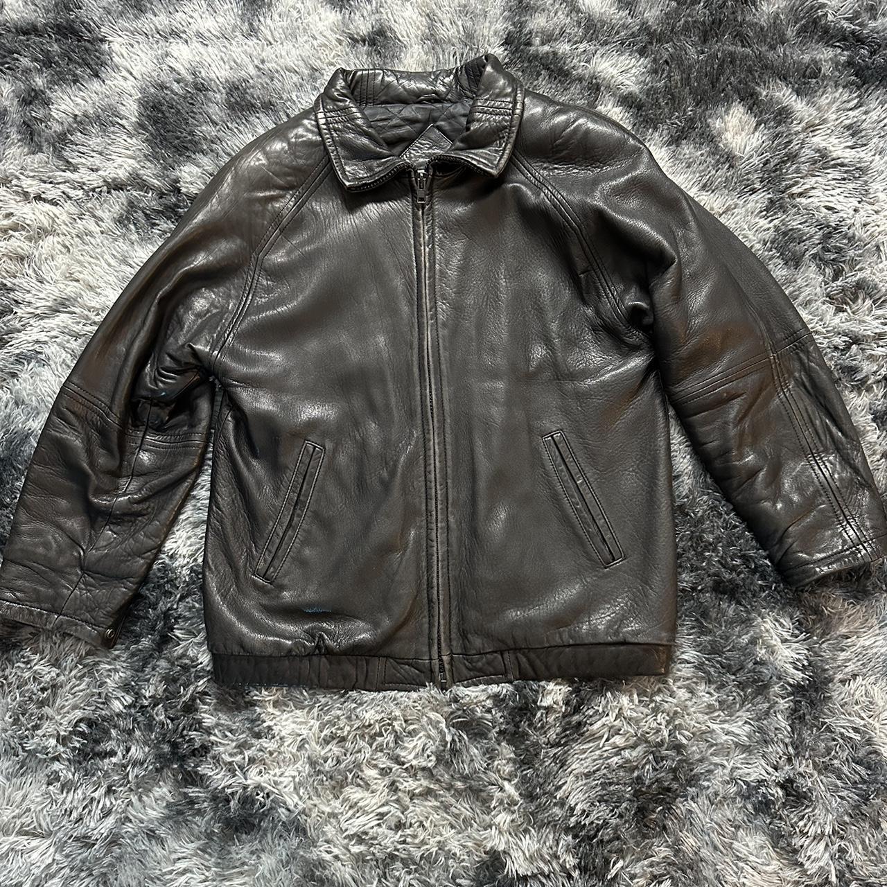Valerie Stevens Lamb leather jacket size M - Depop