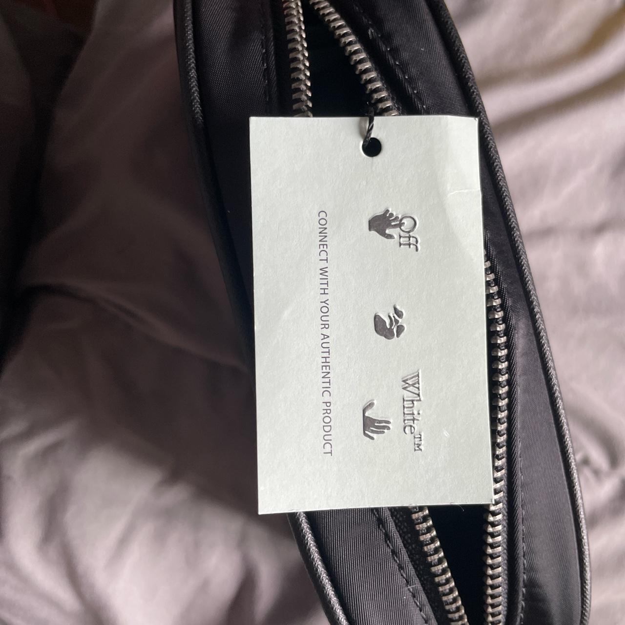 off-white bag, only used twice. No tissue bag included. - Depop