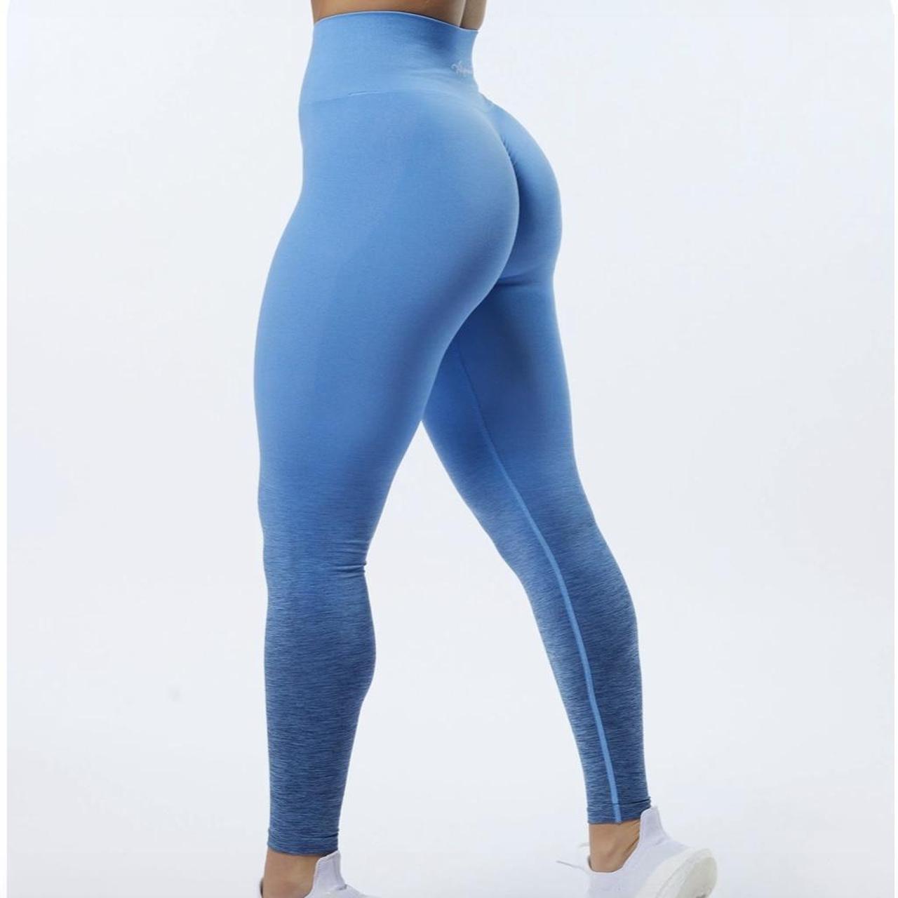 Alphalete ombré amplify leggings in blue moon Size... - Depop