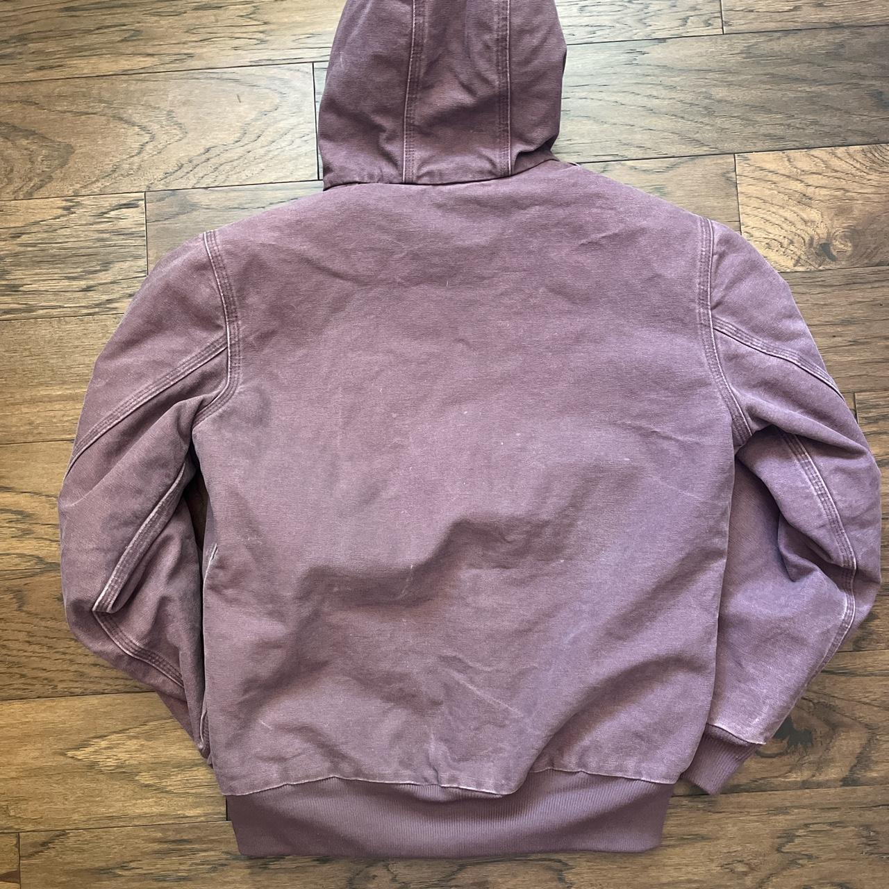 Women’s burgundy/maroon carhartt Detroit jacket... Depop