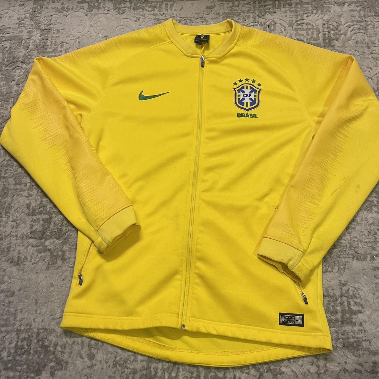 Brazil hot sale soccer jacket