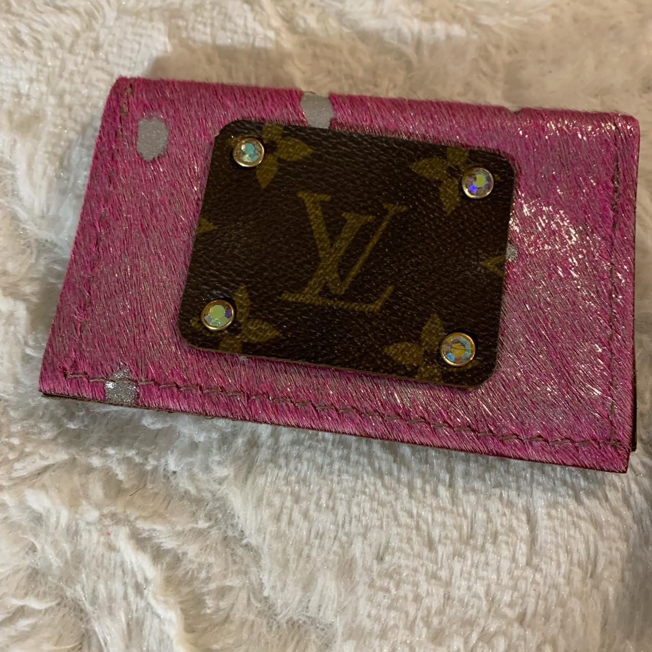 Custom Louis Vuitton Wallet upcycled I upcycled - Depop