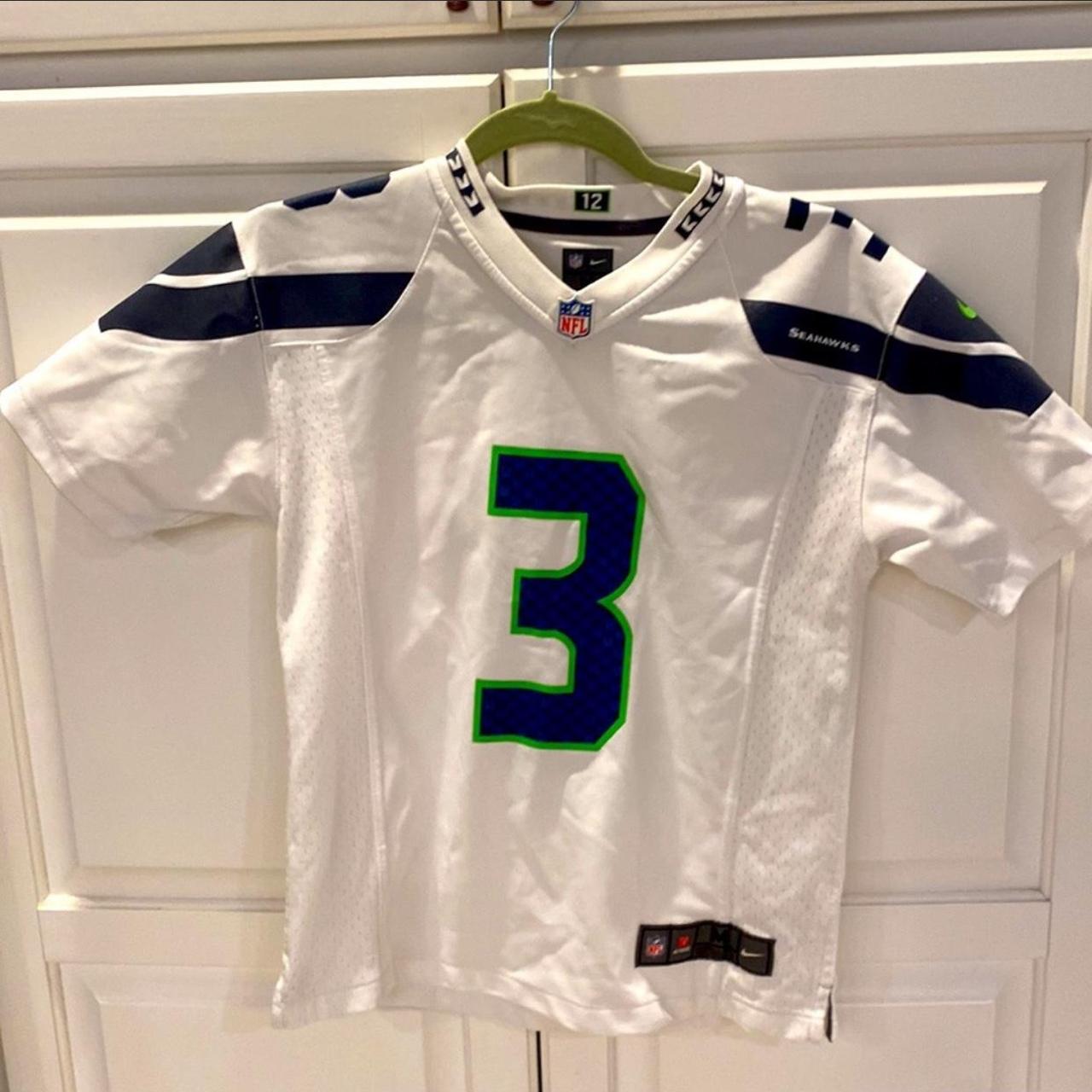 Kids Russell Wilson Seahawks Jersey Condition: - Depop