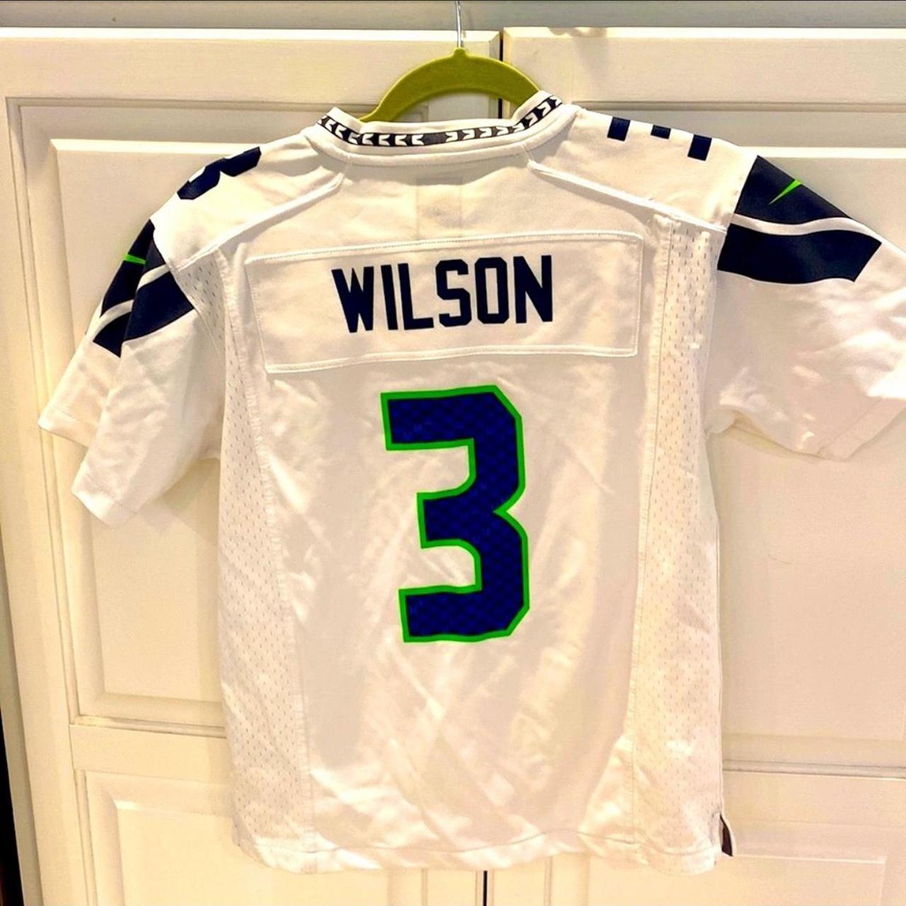 Kids Russell Wilson Seahawks Jersey Condition: - Depop