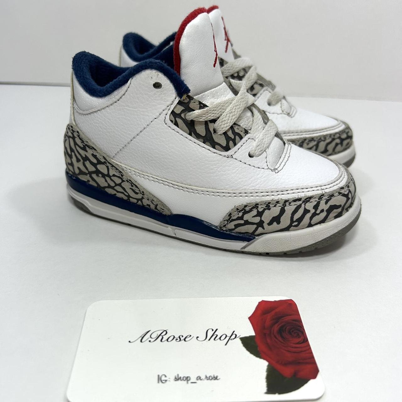 - Nike Air Jordan 3 Retro TD ‘True Blue’ Shoes , -...