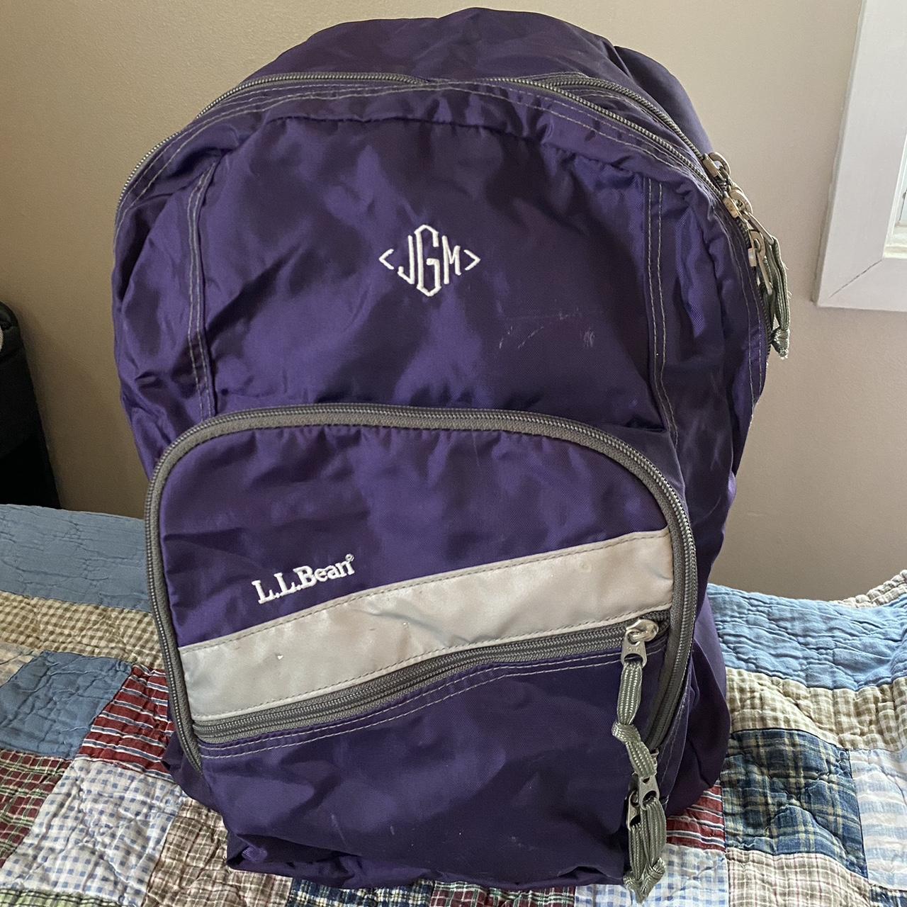 L.L. Bean Dark Purple Backpack 20 Umbro Black