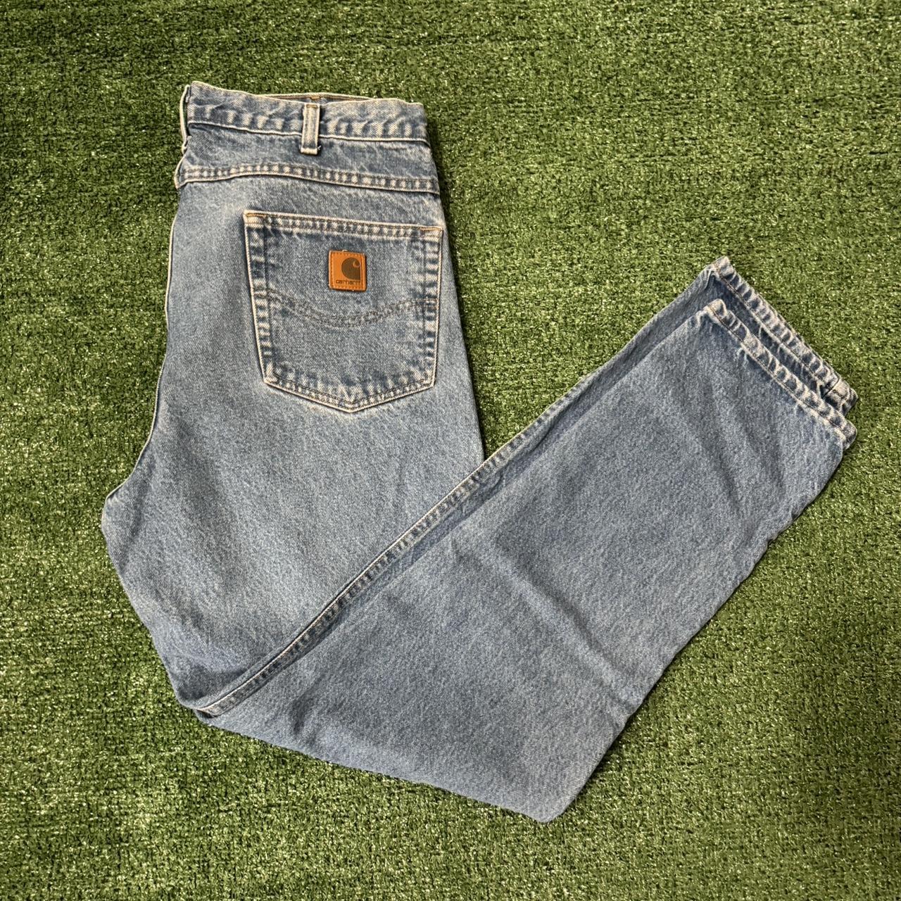 Carhartt Jeans size 36x34! Perfect condition with... - Depop