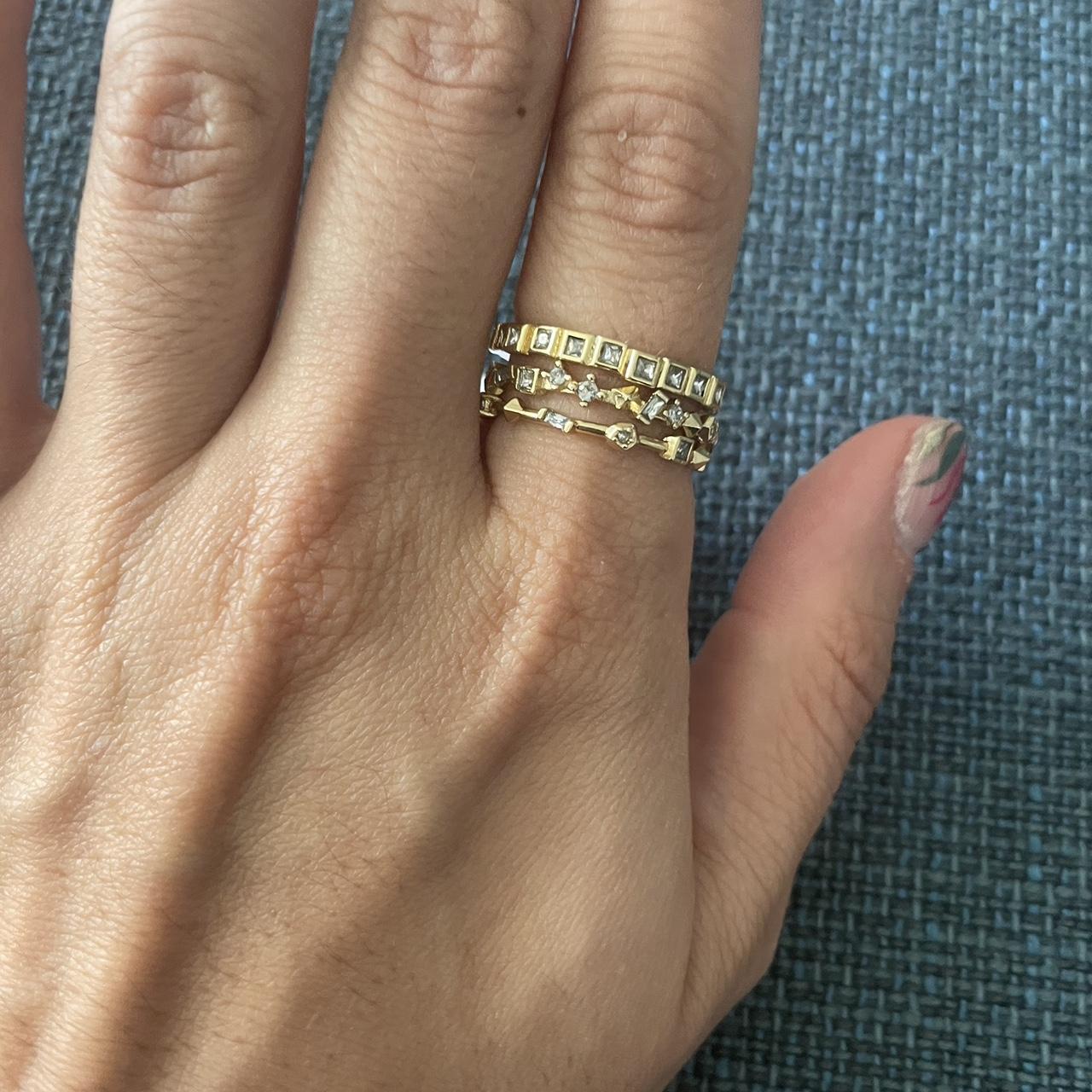 Karis Gold Stackable Ring Set in Jewel Tone Mix | Kendra Scott