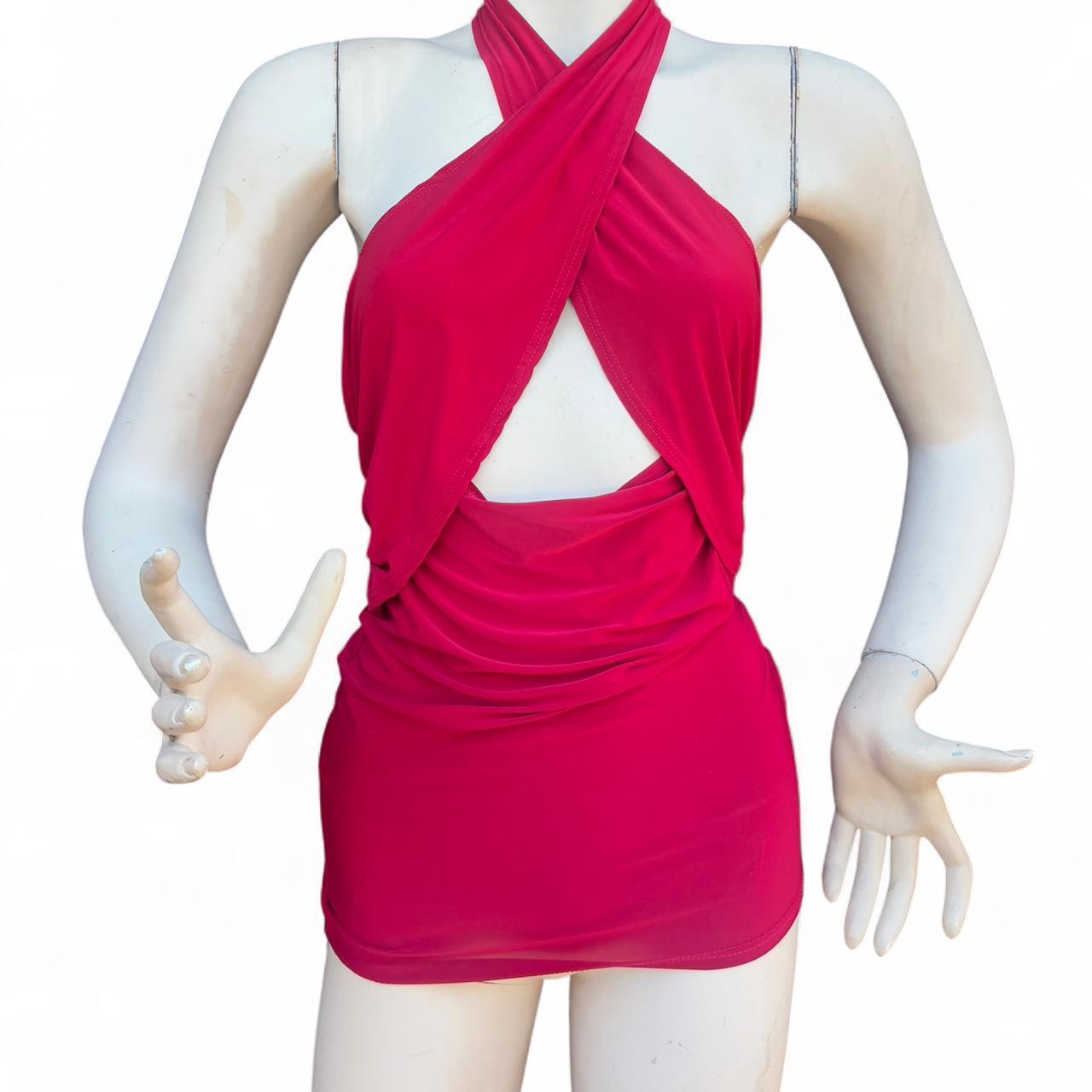 Women's Tank top - Pink/Red - M – vintage 2000s R… - image 1