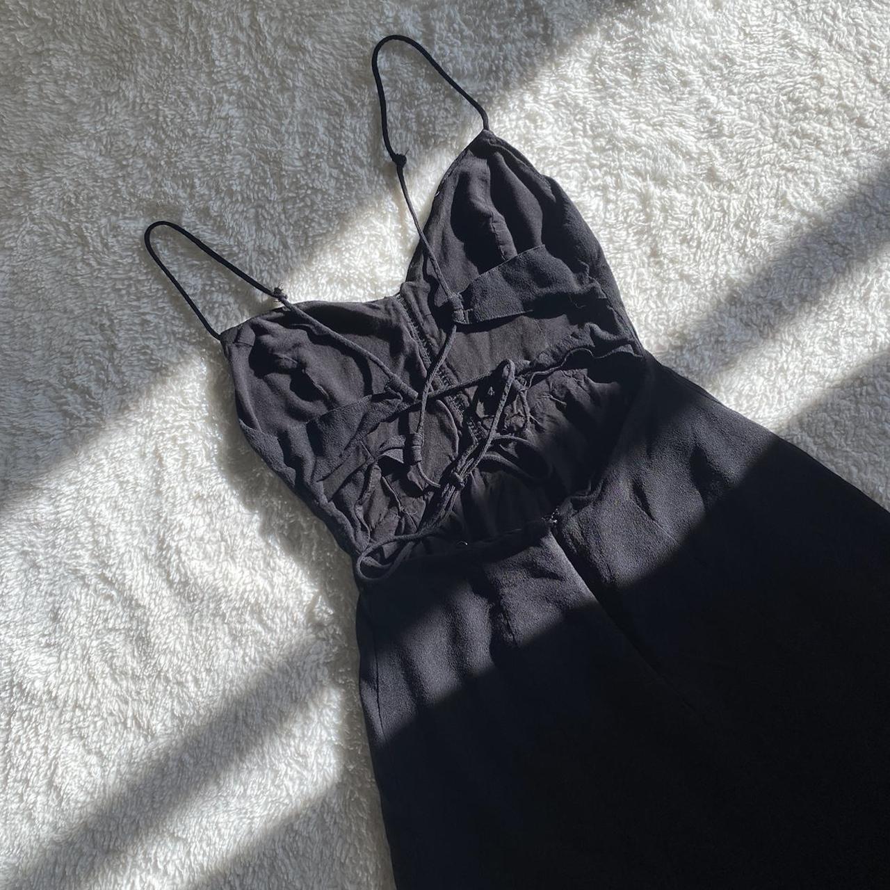 francesca's Women's Black Dress | Depop