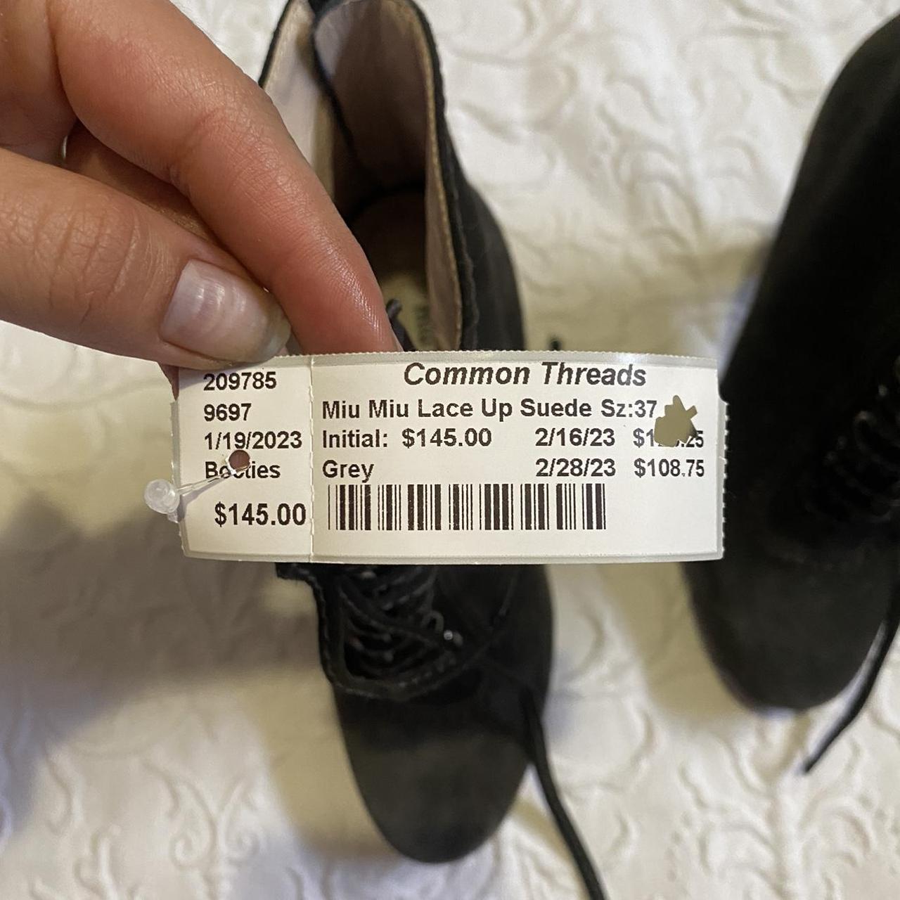 Miu Miu Women's Boots - Grey - US 6.5 – Miu Miu L… - image 7