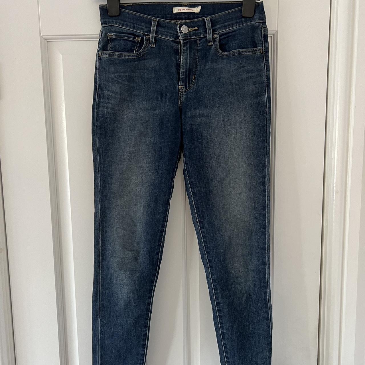 Levis 710 Super Skinny Jeans w27 l30 Gorgeous... - Depop